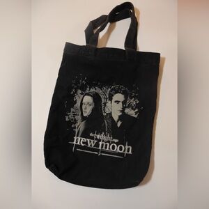 Black Twilight New Moon Tote Bag